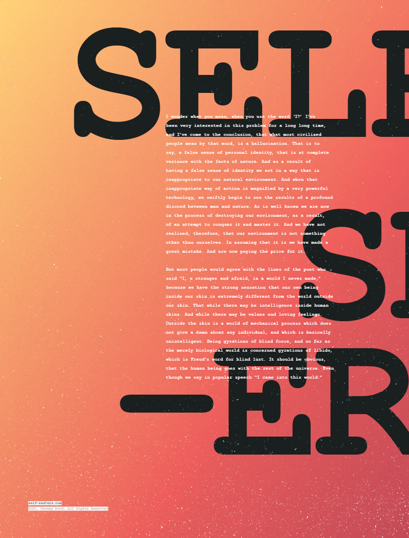 Jeremy Ford / Self Seekers lookbook